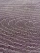 Photo9: M0728M Used Japanese womenDark Grayish Purple KOMON dyed / Silk. Swirl,   (Grade C) (9)