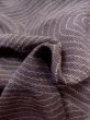 Photo12: M0728M Used Japanese womenDark Grayish Purple KOMON dyed / Silk. Swirl,   (Grade C) (12)