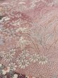 Photo10: Mint M0728X Used Japanese womenPale Grayish Pink KOMON dyed / Silk. Peony,   (Grade A) (10)