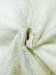 Photo11: M0808A Vintage Japanese women   White HITOE unlined / Silk. Leaf,   (Grade C) (11)