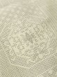 Photo10: M0808B Vintage Japanese women   Ivory OSHIMA-TSUMUGI / Silk. Quadrangle,   (Grade C) (10)