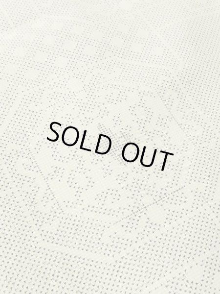 Photo10: M0808B Vintage Japanese women   Ivory OSHIMA-TSUMUGI / Silk. Quadrangle,   (Grade C) (10)