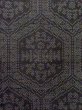 Photo5: Mint M0808K Vintage Japanese women  Dark Gray HITOE unlined / Silk. Tortoise-shell pattern(Hexagonal pattern),   (Grade A) (5)