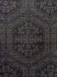 Photo5: Mint M0808K Vintage Japanese women  Dark Gray HITOE unlined / Silk. Tortoise-shell pattern(Hexagonal pattern),   (Grade A) (5)