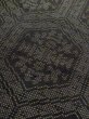 Photo7: Mint M0808K Vintage Japanese women  Dark Gray HITOE unlined / Silk. Tortoise-shell pattern(Hexagonal pattern),   (Grade A) (7)