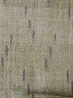 Photo3: M0808L Vintage Japanese women Pale Grayish Olive OJIYACHIJIMI / Linen. Wood grain pattern   (Grade C) (3)