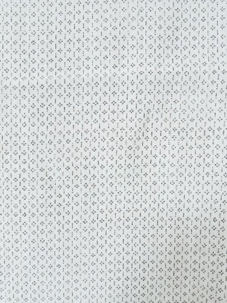 Photo3: M0808N Vintage Japanese   White HITOE unlined / Linen. Line,   (Grade C) (3)