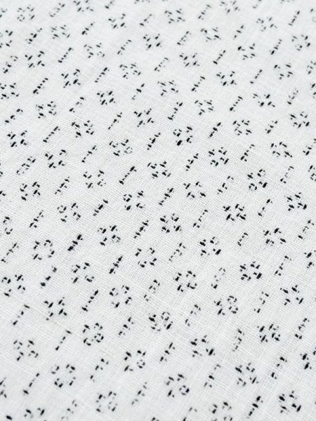 Photo7: M0808N Vintage Japanese   White HITOE unlined / Linen. Line,   (Grade C) (7)