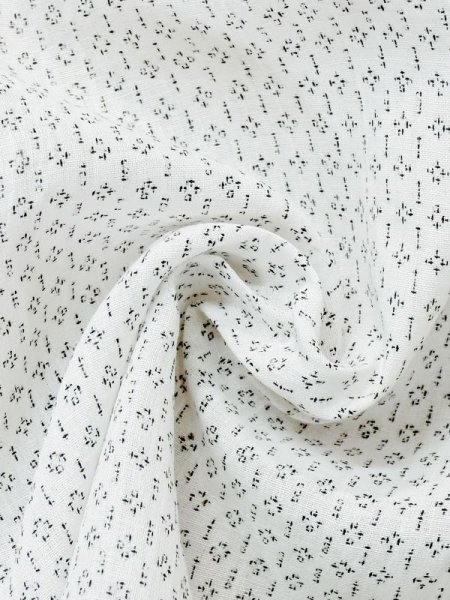 Photo9: M0808N Vintage Japanese   White HITOE unlined / Linen. Line,   (Grade C) (9)