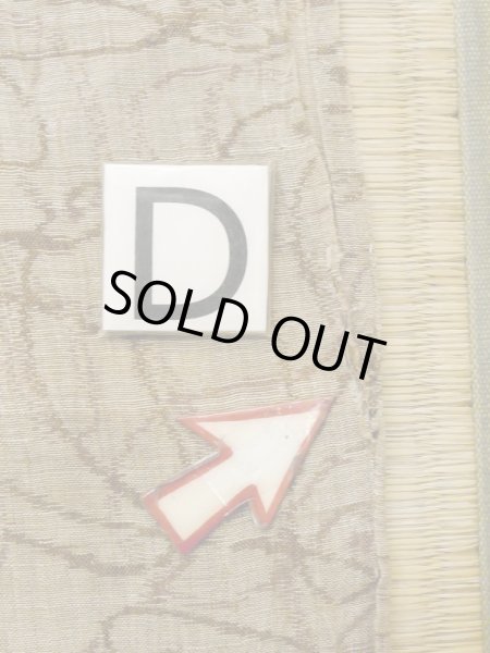 Photo15: M0808P Vintage Japanese women   Beige HITOE unlined / Linen. Line,   (Grade D) (15)