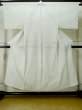 Photo1: M0808R Vintage Japanese   White HITOE unlined / Linen. Dot   (Grade C) (1)