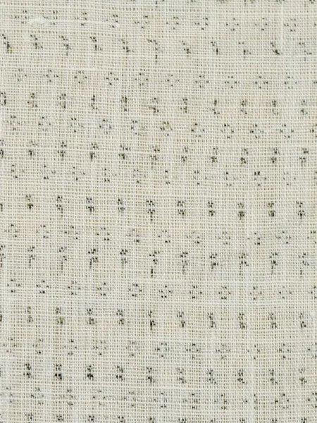 Photo6: M0808R Vintage Japanese   White HITOE unlined / Linen. Dot   (Grade C) (6)