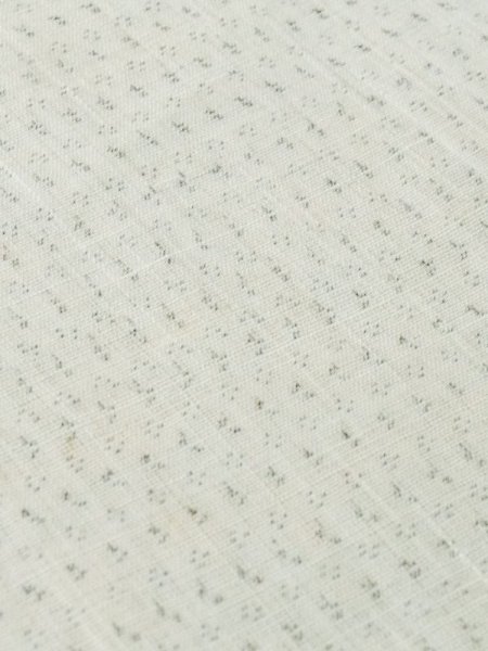 Photo8: M0808R Vintage Japanese   White HITOE unlined / Linen. Dot   (Grade C) (8)