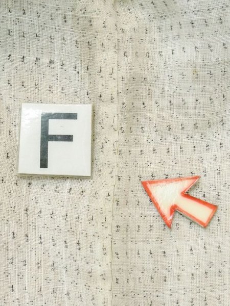 Photo17: M0808R Vintage Japanese   White HITOE unlined / Linen. Dot   (Grade C) (17)