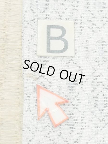 Photo13: M0808S Vintage Japanese women   White HITOE unlined / Linen. Geometrical pattern,   (Grade C) (13)