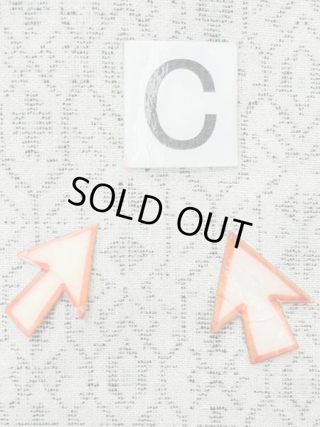 Photo14: M0808S Vintage Japanese women   White HITOE unlined / Linen. Geometrical pattern,   (Grade C) (14)