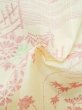 Photo11: Mint M0808V Vintage Japanese women   Ivory OJIYACHIJIMI / Linen. Flower,   (Grade A) (11)