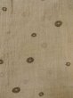 Photo3: M0808X Vintage Japanese women   Brown OJIYACHIJIMI / Linen. Circle,   (Grade C) (3)