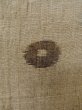 Photo5: M0808X Vintage Japanese women   Brown OJIYACHIJIMI / Linen. Circle,   (Grade C) (5)