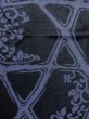 Photo4: M0808Z Vintage Japanese women   Black HITOE unlined / Silk. Ivy,   (Grade C) (4)