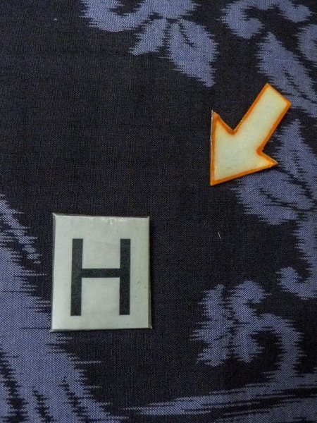 Photo21: M0808Z Vintage Japanese women   Black HITOE unlined / Silk. Ivy,   (Grade C) (21)