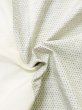Photo10: M0818A Used Japanese women   White HITOE unlined / Silk. Stripes,   (Grade D) (10)