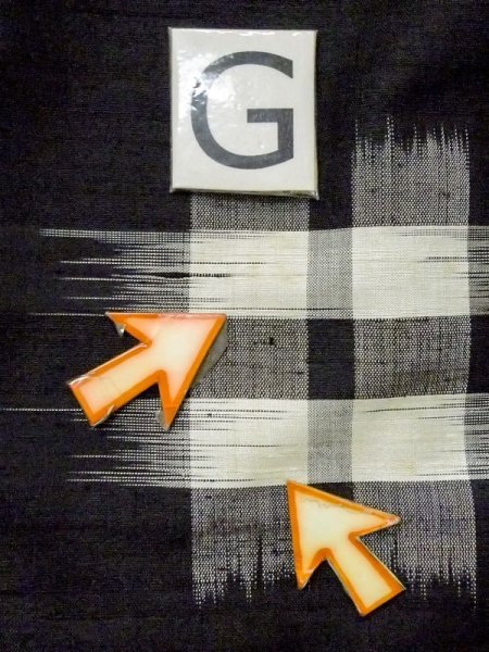 Photo16: M0818B Vintage Japanese women   Black HITOE unlined / Silk. Parallel Cross,   (Grade C) (16)