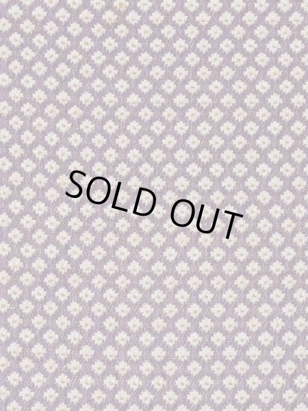 Photo5: M0818E Vintage Japanese women   Purple HITOE unlined / Silk. Dapple pattern   (Grade C) (5)