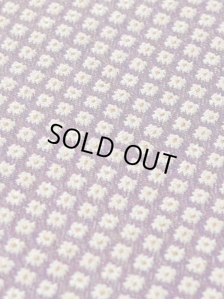 Photo8: M0818E Vintage Japanese women   Purple HITOE unlined / Silk. Dapple pattern   (Grade C) (8)