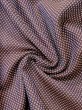 Photo9: M0818E Vintage Japanese women   Purple HITOE unlined / Silk. Dapple pattern   (Grade C) (9)