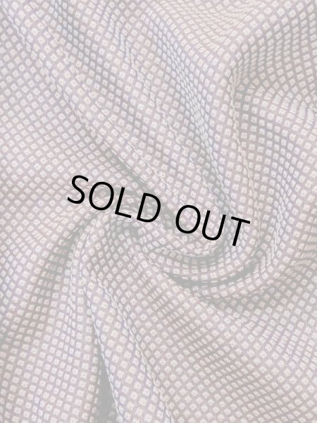 Photo9: M0818E Vintage Japanese women   Purple HITOE unlined / Silk. Dapple pattern   (Grade C) (9)