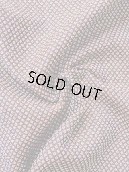 Photo10: M0818E Vintage Japanese women   Purple HITOE unlined / Silk. Dapple pattern   (Grade C) (10)