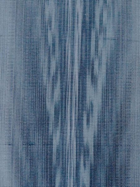 Photo5: M0818K Vintage Japanese women Dark Grayish Blue HITOE unlined / Synthetic. Abstract pattern   (Grade C) (5)