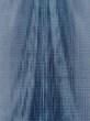 Photo6: M0818K Vintage Japanese women Dark Grayish Blue HITOE unlined / Synthetic. Abstract pattern   (Grade C) (6)