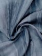 Photo9: M0818K Vintage Japanese women Dark Grayish Blue HITOE unlined / Synthetic. Abstract pattern   (Grade C) (9)