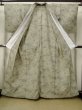 Photo2: Mint M0818N Vintage Japanese women Pale Grayish Green HITOE unlined / Cotton/hemp MOMIJI maple leaf,   (Grade A) (2)