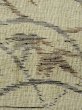 Photo7: Mint M0818N Vintage Japanese women Pale Grayish Green HITOE unlined / Cotton/hemp MOMIJI maple leaf,   (Grade A) (7)