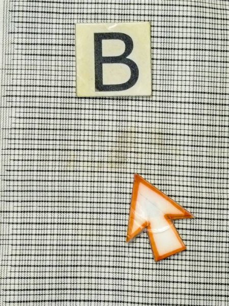 Photo13: M0818P Vintage Japanese women   Black HITOE unlined / Silk. Plaid Checks Arrow feathers pattern  (Grade C) (13)