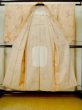 Photo2: M0818S Vintage Japanese women Pale Light Orange HITOE unlined / Silk. Leaf,   (Grade A) (2)