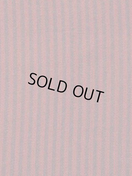 Photo6: M0818U Antique Japanese women   Dark Red HITOE unlined / Silk. Stripes,   (Grade D) (6)