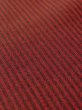 Photo8: M0818U Antique Japanese women   Dark Red HITOE unlined / Silk. Stripes,   (Grade D) (8)