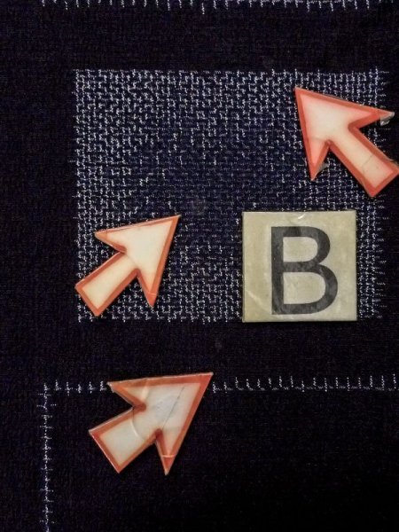 Photo13: M0818Y Vintage Japanese women   Navy Blue HITOE unlined / Silk. Quadrangle   (Grade C) (13)