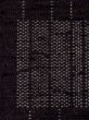 Photo5: M0819A Used Japanese women   Black HITOE unlined / Wool. Stripes,   (Grade C) (5)