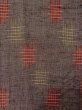 Photo3: M0819B Used Japanese women Dark  Gray HITOE unlined / Wool. Abstract pattern   (Grade C) (3)