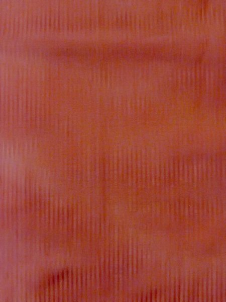 Photo4: M0829M Vintage Japanese women  Grayish Coral MICHIYUKI outer coat / Synthetic. Stripes,   (Grade D) (4)