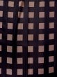 Photo3: M0829P Vintage Japanese women  Dark Brown Rain coat / Synthetic. Plaid Checks   (Grade B) (3)