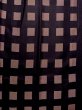 Photo4: M0829P Vintage Japanese women  Dark Brown Rain coat / Synthetic. Plaid Checks   (Grade B) (4)