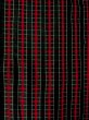 Photo3: M0829R Vintage Japanese women   Black Rain coat / Synthetic. Plaid Checks   (Grade B) (3)