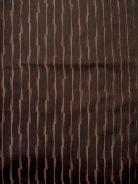 Photo4: M0829X Vintage Japanese women Dark Grayish Brown MICHIYUKI outer coat / Synthetic. Line   (Grade C) (4)