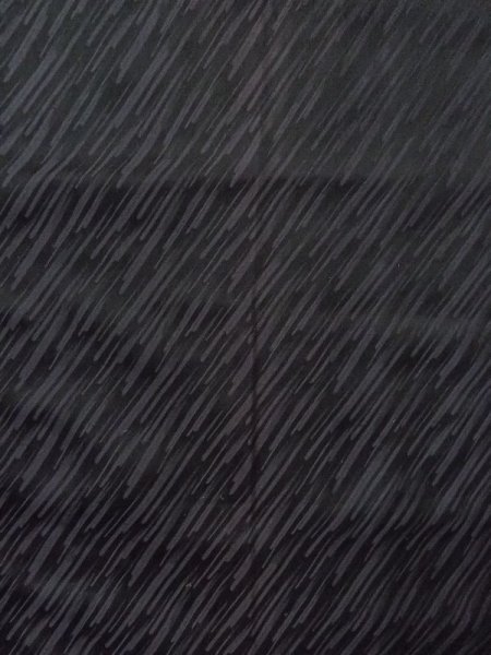 Photo4: M0830A Vintage Japanese women   Black MICHIYUKI outer coat / Synthetic. Line   (Grade B) (4)